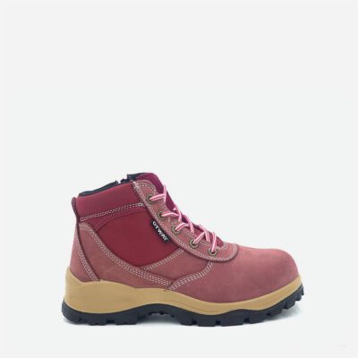 Otway Ladies Eureka Soft Toe Work Boot - Pink