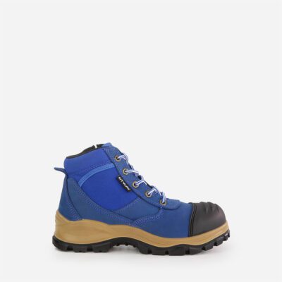 Otway Ladies Eureka Steel Toe Work Boots - True Blue