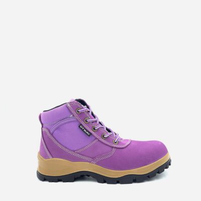 Otway Ladies Eureka Soft Toe Work Boot – Purple