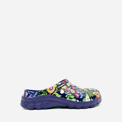 Clogees Womens Garden Clog Bright Flowers